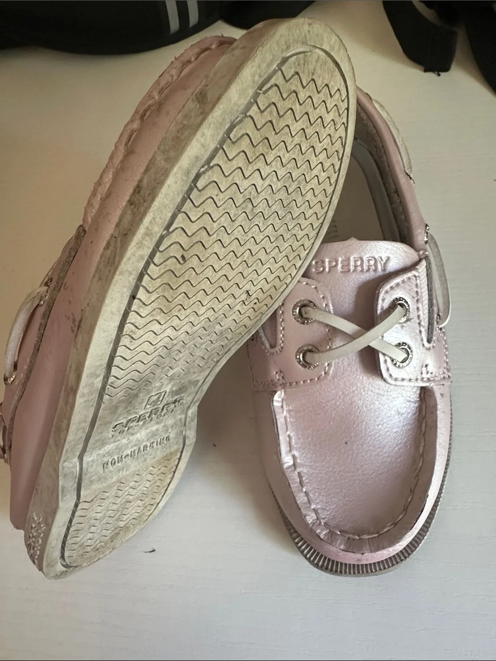 Sperry Kids Metallic Rose Boat Shoes